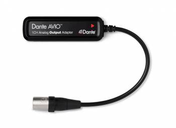 Konwerter wyjściowy AVIO analog/Dante (1-kanałowy)