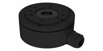 Uniwersalna puszka montażowa z dławikiem do kamer tubowych i kopułowych, czarna