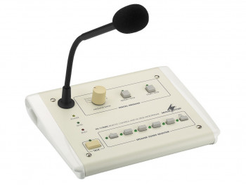Mikrofon pulpitowy PA, strefowy, współpracujący z PA-1120 i PA-1240.