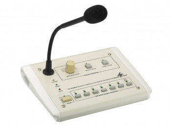 Mikrofon pulpitowy PA, strefowy, współpracujący z PA-6240, PA-6480 i PA-6600.