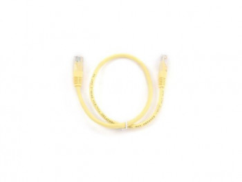 Kabel LAN (patch cord) 0,25 m, żółty