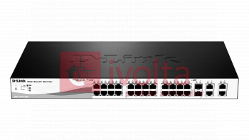 Switch D-LINK 28x portowy, PoE, VLAN, web
