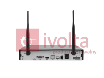 Zestaw do monitoringu rejestrator NVR 8 kanałowy WiFi+8 kamer IP WiFi 2 Mpx z akcesoriami Lanberg