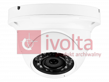 Kamera IP OPTIVA, 1Mpix/720p, kopuł, zewn, IR do 15m, ob 3.6mm