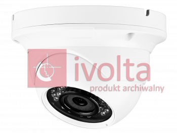 Kamera IP OPTIVA, 1Mpix/720p, kopuł, zewn, IR do 15m, ob 3.6mm