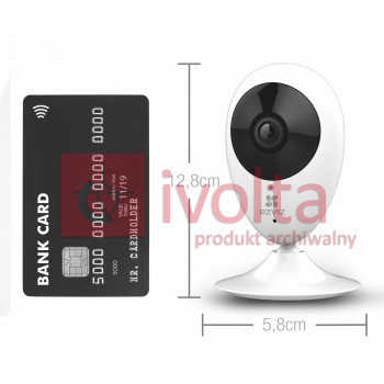 Kamera IP Ezviz MINI O Plus 1080P, CUBE, wewn. ob 2.8mm, Wi-Fi, IR, audio, slot MicroSD