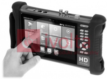 Wielofunkcyjny tester kamer AHD (5 Mpix), HD-CVI i HD-TVI (8 Mpix), IP (4K), analog, (PTZ)