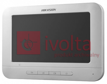 Monitor 7" TFT LCD, głośnomówiący, 12 VDC, 800x480, HIKVISION
