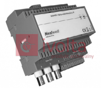Wideodomofon IP Nexo wraz z modułem rozszerzeń NXW405 do centrali