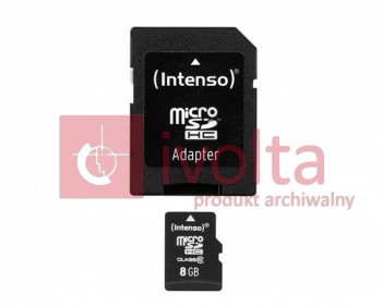 INTENSO-SDHC-8GB Karta pamięci SDHC, 8GB, CLASS 10
