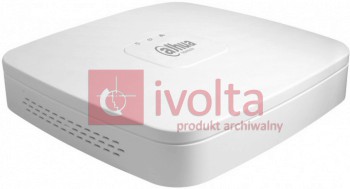 Rejestrator DAHUA Lite DVR, 4x kan, VGA/HDMI, H.265+, 1xSATA