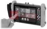 Wielofunkcyjny tester kamer AHD, HD-CVI, HD-TVI, HD-SDI, IP, PTZ, LCD, ANALIZA KABLI i światłowód