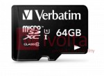 VERBATIM-SDXC-64GB Karta pamięci SDHC, 64GB, CLASS10, ADAPT
