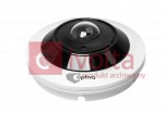 Kamera IP OPTIVA fisheye, 5Mpix, zewn, IR, ob 1.1mm, MicroSD, IP64, mikrofon, BNC