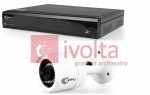 Rejestrator NVR OPTIVA, 32x kan, VGA/HDMI, pasmo 320Mb/s + Kamera IP 4Mpix, bullet, ob 2.8mm, P2P