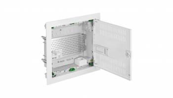 Rozdzielnica modułowa multimedialna MSF RP 1x12 podtynkowa IP30 z płytą montażową, białe 2011-00 2011-00 ELEKTRO-PLAST NASIELSK