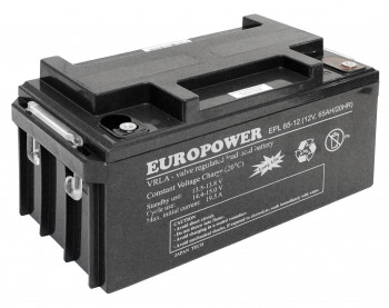 Akumulator 65Ah, 12V EPL 65-12 EUROPOWER
