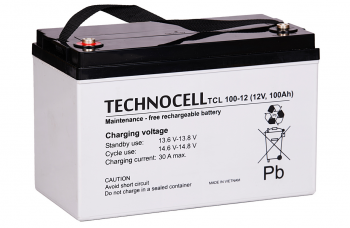 Akumulator 100Ah/12V TCL 100-12 TECHNOCELL