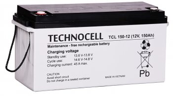 Akumulator 150Ah/12V TCL 150-12 TECHNOCELL