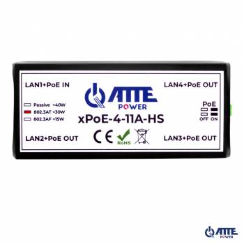 Switch/extender  PoE 4 portowy 10/100Mbps,
