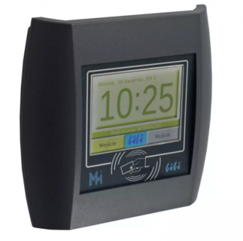 Czytnik transponderów UNIQUE z panelem dotykowym LCD, interfejs RS485 (lava) Bibi-R42.l MICROMADE