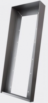 Obudowa stalowa, trzy segmentowa, pionowa, kolor srebrny, LASKOMEX DA-3V_SILVER LASKOMEX