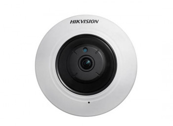 Kamera IP HIKVISION FishEye 5Mpix, panoramiczna, dualna, wewn, wy/we alarmowe, audio