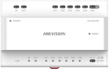 Dystrybutor audio/wideo oraz zasilania, Hikvision DS-KAD706 HIKVISION