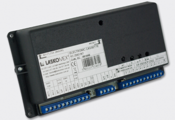 Kaseta elektroniki sterująca systemem domofonowym,z funkcją obsługi akumulatora oraz RFID, Laskomex EC-2502AR LASKOMEX
