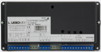 Kaseta elektroniki do systemów wielowejściowych CD - 3100 z obsługą RFID i Dallas, Laskomex EC-3100R-2 LASKOMEX