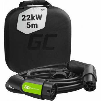 Kabel dla pojazdów elektrycznych, Type 2, 22Kw, 5m EV07 Green Cell