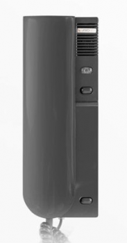 Unifon cyfrowy z sygnalizacją wywołania  LED, z głośnikiem zapewniającym głośne wywołanie, LASKOMEX LY-8_GRAPHITE LASKOMEX
