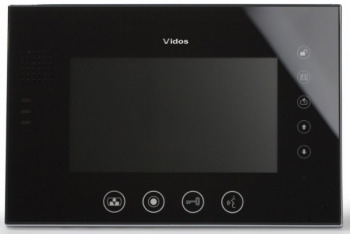 Monitor głośnomówiący 7", bezsłuchawkowy z wbudowaną pamięcią 100 zdjęć, VIDOS M670B-S2 VIDOS