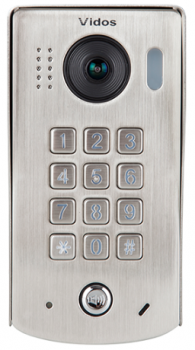 Bramofon cyfrowy 1-przyciskowy, natynkowy, kamera 2 Mpix, szyfrator,  IP54, VIDOS DUO S1311D VIDOS