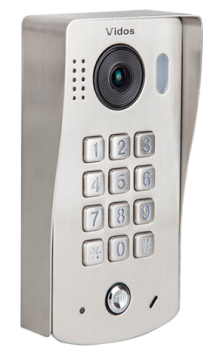 Bramofon cyfrowy 1-przyciskowy, natynkowy, kamera 2 Mpix, szyfrator,  IP54, VIDOS DUO