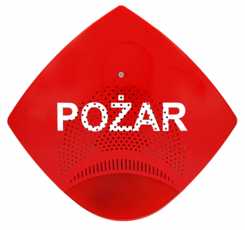 Sygnalizator akustyczno-optyczny, zewnętrzny SAOZ-Pk2 W2
