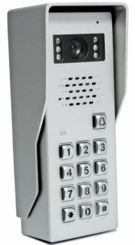 Bramofon 1-przyciskowy, natynkowy, wandaloodporny, szyfrator, regulacja obiektywu,VIDOS S50D VIDOS