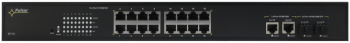 Switch PoE 16-portowy, SFP, Rack 19” 1U