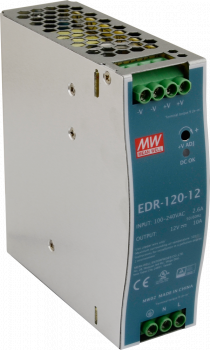 Zasilacz impulsowy na szynę DIN 12V/120W/10A EDR-120-12 MEAN WELL