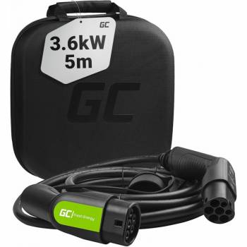 Kabel do pojazdów elektrycznych, Type 2, 3.6Kw, 5m EV13 Green Cell
