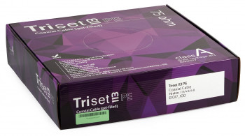 Przewód koncentryczny żelowany TV-SAT TRISET-113, 100m, klasa A 113PE_100/TRISET TRISET