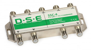 Sumator sygnału SSC-4 DSE, łączy sygnal z konwertera Quad z sygnałem TV naziemnej SSC4/DSE DSE