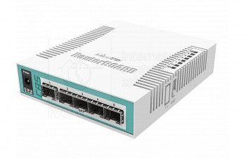 CRS106-1C-5S Switch MikroTik  1xRJ45 1000Mb/s, 6xSFP
