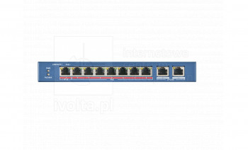 DS-3E0310HP-E Switch 10-portowy (8xPoE), 110W