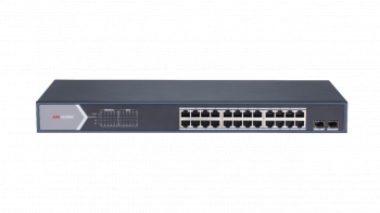 DS-3E1526P-SI Switch PoE Hikvision, 24-porty,smart