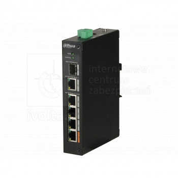 PFS3106-4ET-60 Switch PoE, 4xPoE, 1xUpLink, 1xSFP,  DAHUA