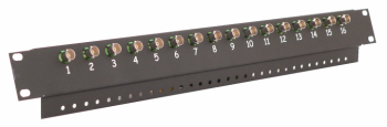 FKT-16-FPS 16-kanałowy panel z transformatorami Video i dystrybutorem zasilania