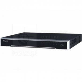 DS-7608NI-I2 Rejestrator NVR Hikvision, 8x kan, VGA/HDMI, 4K, H.265+, 12Mpix