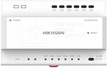 DS-KAD706-S Dystrybutor audio/wideo oraz zasilania, Hikvision