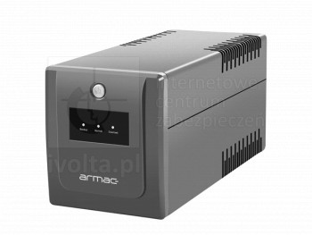 H/1000E/LED UPS ARMAC HOME, 4xPL gniazdka, moc znamionowa: 1000VA, 650W